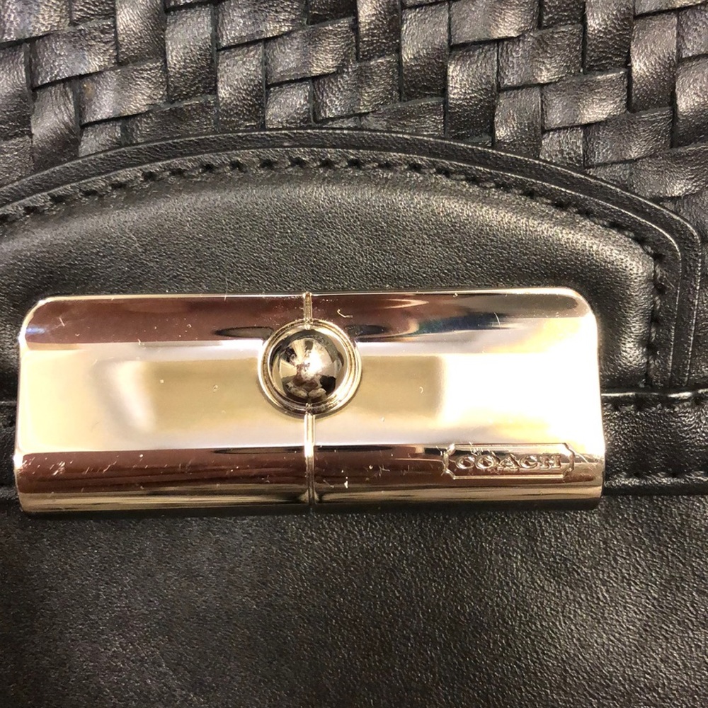 COACH Black Leather Crossbody Bag - Picture 6 of 8